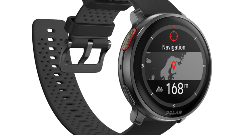 Polar Vantage V3 showing navigation screen